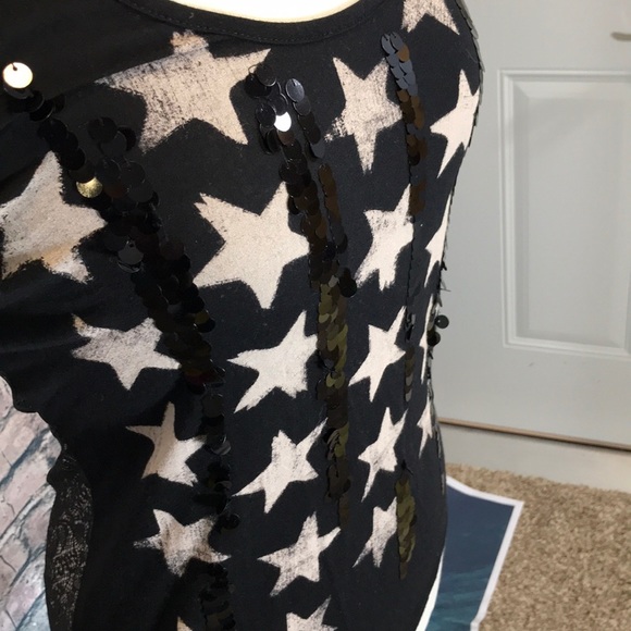 Express Stars And Sequin Tank Top Size Small - Picture 3 of 4
